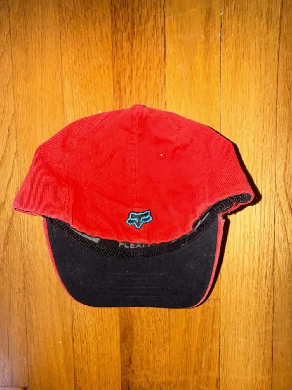 Fox Racing Youth Flexfit Hat Red Embroidered Logo Motocross Baseball Cap OSFM